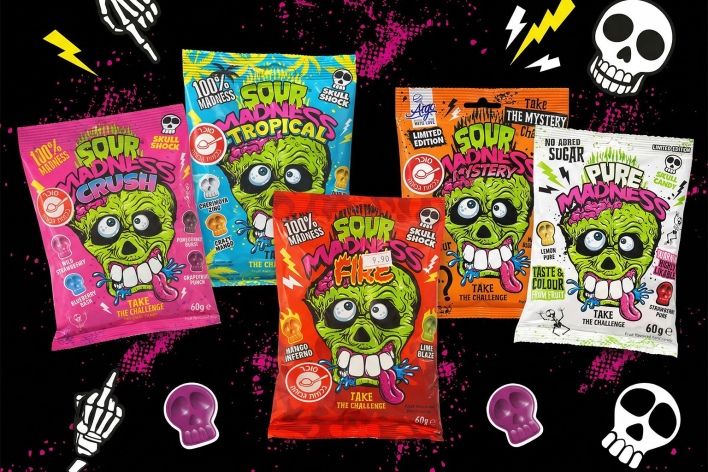 Sour Madness – סוכריות חמוצות חדשות ולימיטד אדישן עכשיו ב-CandyMall