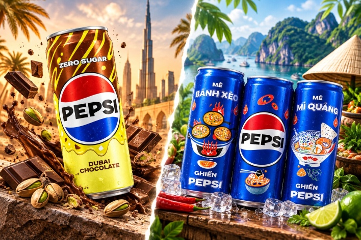 Pepsi במהדורות מיוחדות: שוקולד דובאי ועיצובים מווייטנאם הגיעו ל-CandyMall