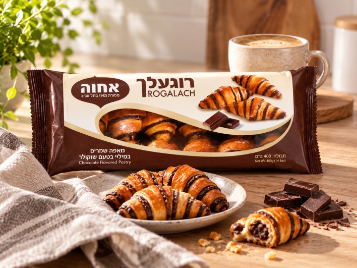 מתוק ליד הקפה: רוגלך שוקולד של אחוה עכשיו ב-CandyMall