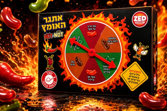אתגר האומץ של Zed Candy: סוכריות גומי לוהטות בטעמים מפתיעים