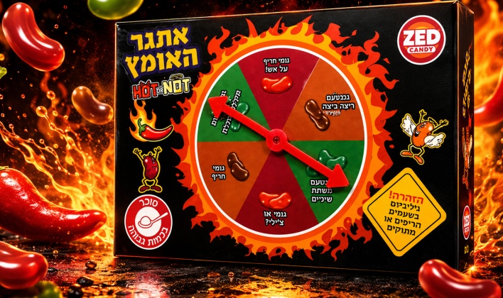 אתגר האומץ של Zed Candy: סוכריות גומי לוהטות בטעמים מפתיעים