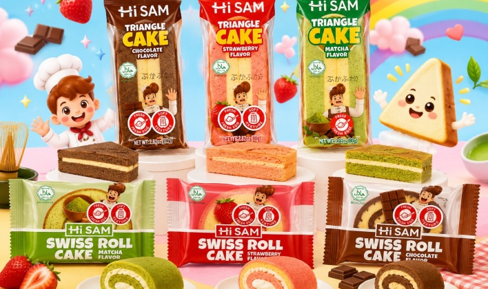 עוגת ספוג יפנית Hi Sam: הטעמים והצורות שכדאי להכיר