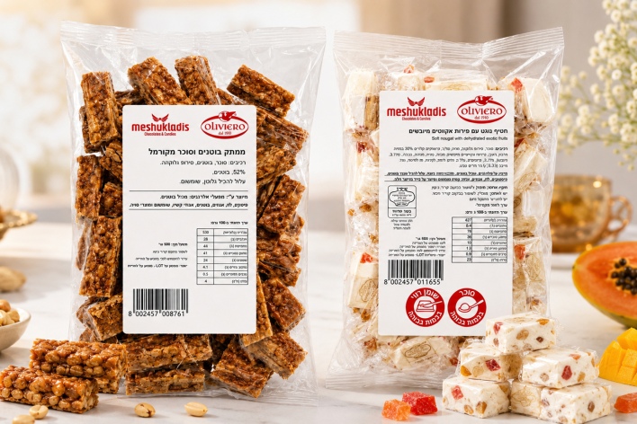 חטיפים מתוקים חדשים ב-CandyMall: בוטנים מקורמלים ונוגט פירות מפנק