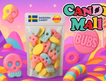 מותג חדש באתר: BUBS – המתוק המשוגע שמגיע משוודיה! 🍬