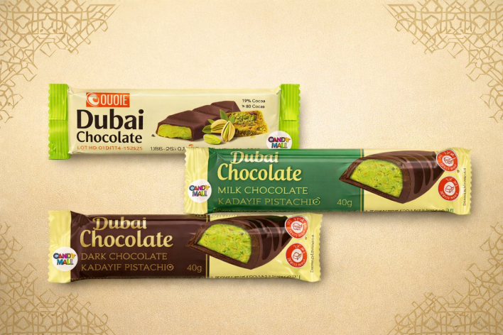 שוקולד דובאי יוקרתי – חוויית פיסטוק וקינוח מזרח־תיכוני ב-CandyMall