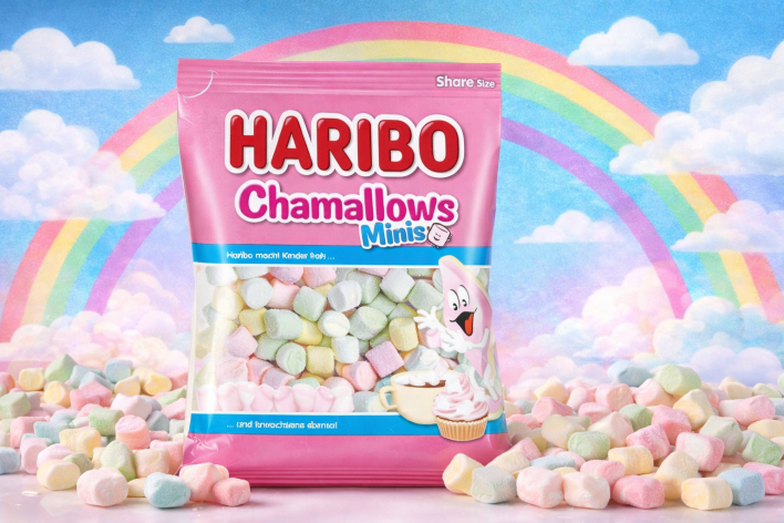 האריבו מיני מרשמלו – תוספת מתוקה ומפנקת למשקאות ולקינוחים