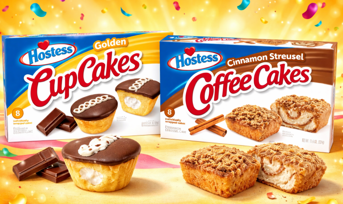 🧁 מוצרי Hostess החדשים הגיעו – קלאסיקה אמריקאית מתוקה