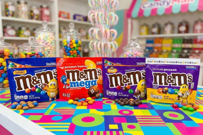 טעמים חדשים של M&M's הגיעו ל-CandyMall – קרמל, חמאת בוטנים ושוקולד מריר