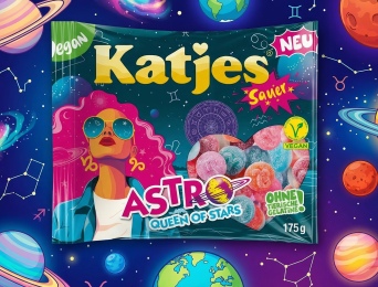 Katjes Astro Queen of Stars – גומי חמוץ טבעוני חדש ב-CandyMall