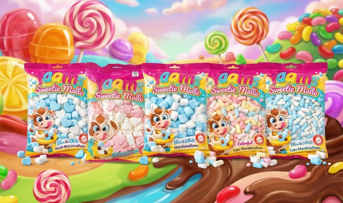 מרשמלו Yaams – טעמים, צבעים וצורות חדשות ב-CandyMall