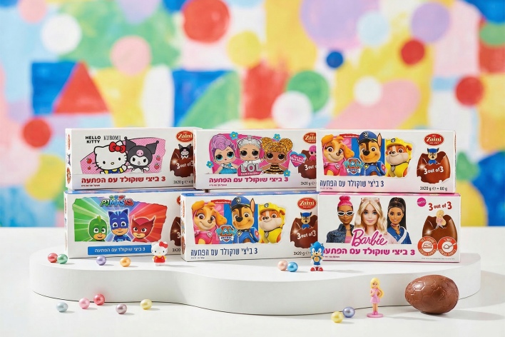 ביצי הפתעה עם דמויות אהובות – מארזים מתוקים לילדים ב-CandyMall