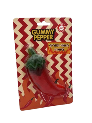 טרנד גומי ענק , חריף אש בצורת פלפל אדום 120