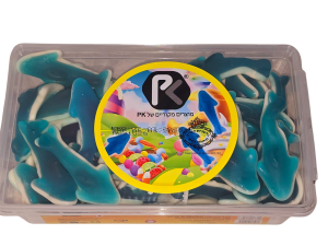 PK גומי ג'לי כרישים כחולים - מארז משפחתי 1080g