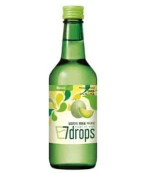 7Drops – משקה סוג'ו קוריאני בטעם מלון 360ml