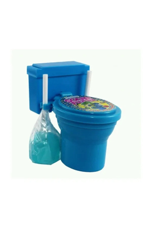 Sour flush -ממתק אסלה בתוספת אבקה חמוצה בצורת אסלה 39g - כחול