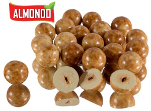 אגוזי לוז מצופים שוקולד שיש - 1 ק