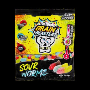 Brain Blasters סוכריות גומי חמוצות בטעם פירות 100g