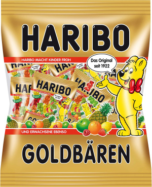 Haribo - האריבו גולד דובונים סוכריות גומי בטעם פירות מיני , 250g