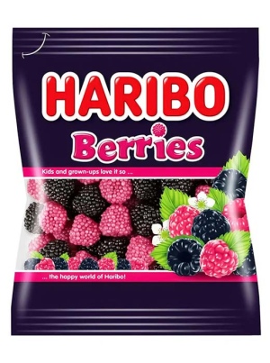 Haribo - האריבו אוכמניות ופטל 100g