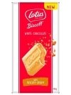 לוטוס - שוקולד לבן במילוי פירורי עוגיות לוטוס -180g