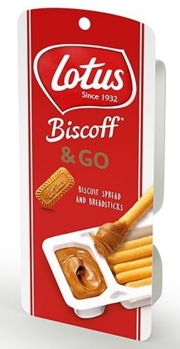 Lotus – מקלות גריסיני עם ממרח לוטוס 45g