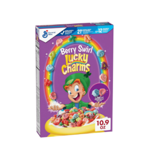 Lucky Charms – דגני בוקר בטעם אוכמניות 309g
