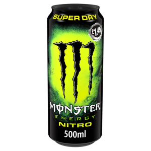 מונסטר – מונסטר אנרגיה מוגז קפאין טאורין ויטמינים 500ml