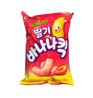 חטיף תירס בטעם תות קוריאני 45g