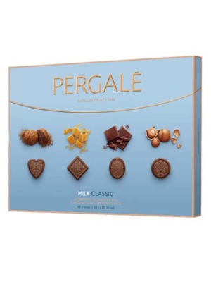 בונ' פרליני שוקולד חלב ממולאים במגוון טעמים 343g  - PERGALE