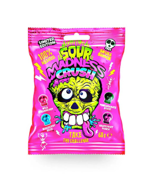 Sour Madness Crush - סוכריות חמוצות אקסטרים 60g
