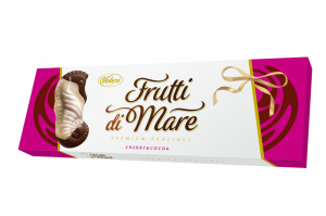 בונ' פרליני שוקולד לבן, מריר וקרם דובדבן 131g  - FRUTTI DI MARE