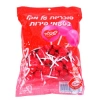 מארז סוכריות על מקל 12 גר בטעמי פירות אהבה 50 יח'