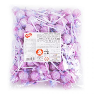 סוכריות על מקל 10גר' 100 יח' במארז - הלו קיטי