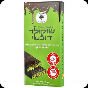 שוקולד דובאי שקדיה - חלב בלגי עם מילוי פיסטוק חלבי ושבירי קדאיף 190g