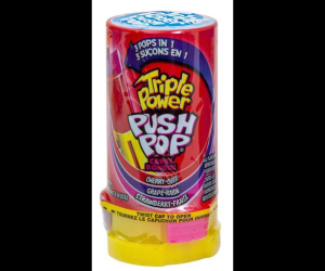 Push Pop Candy - סוכריית טריפל  30g