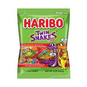 Haribo - האריבו נחשים תאומים 154 גרם