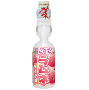 משקה רמונה יפני - משקה מוגז בטעם ליצ'י עם כדור 200ml