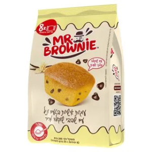 Mr. Brownie – עוגיות בראוניז אישיות בטעם וניל ושוקולד מריר 200g