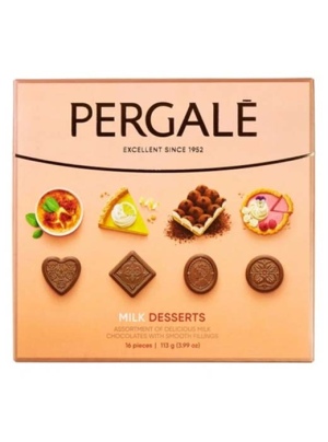 בונ' פרליני שוקולד חלב בטעם במנגו 114 גרם  - PERGALE