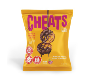 Cheats בייגלה מצופה בשוקולד מריר 120 גרם