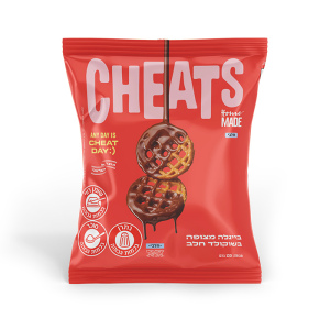 Cheats בייגלה מצופה בשוקולד חלב 120 גרם