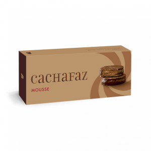 Cachafaz Mousse - עוגיות אלפחורס סנדוויץ ממולאות מוס שוקולד 300 גרם