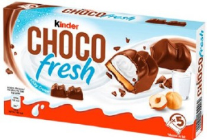 חטיף קינדר מקורר - קינדר שוקו פרש 102 גרם