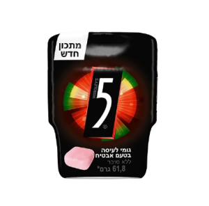 מסטיק פייב בוקס אבטיח 62g