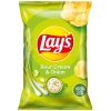 Lay's צ'יפס בטעם שמנת ובצל ירוק 150g