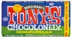 Tony's Ben & Jerry’s - טוני בן אנד ג'ריס טבלת שוקולד חלב - מריר בלגי עם חתיכות בראוניז 180g