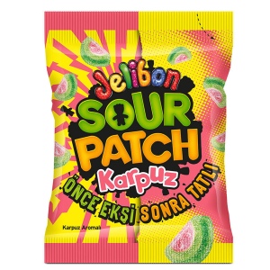 Sour Patch  סאוור פאצ' בטעם אבטיח מסוכר 160 גרם