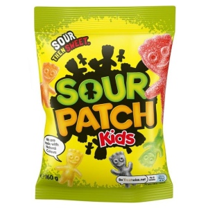 Sour Patch  סאוור פאצ' ג'לי בון קידס 160 גרם