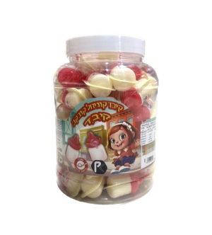 מארז גומי בצורת בקבוק 60 יחידות