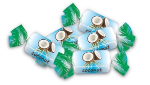 סוכריות טופי בטעם קוקוס - Pallas Toffees 1 kg